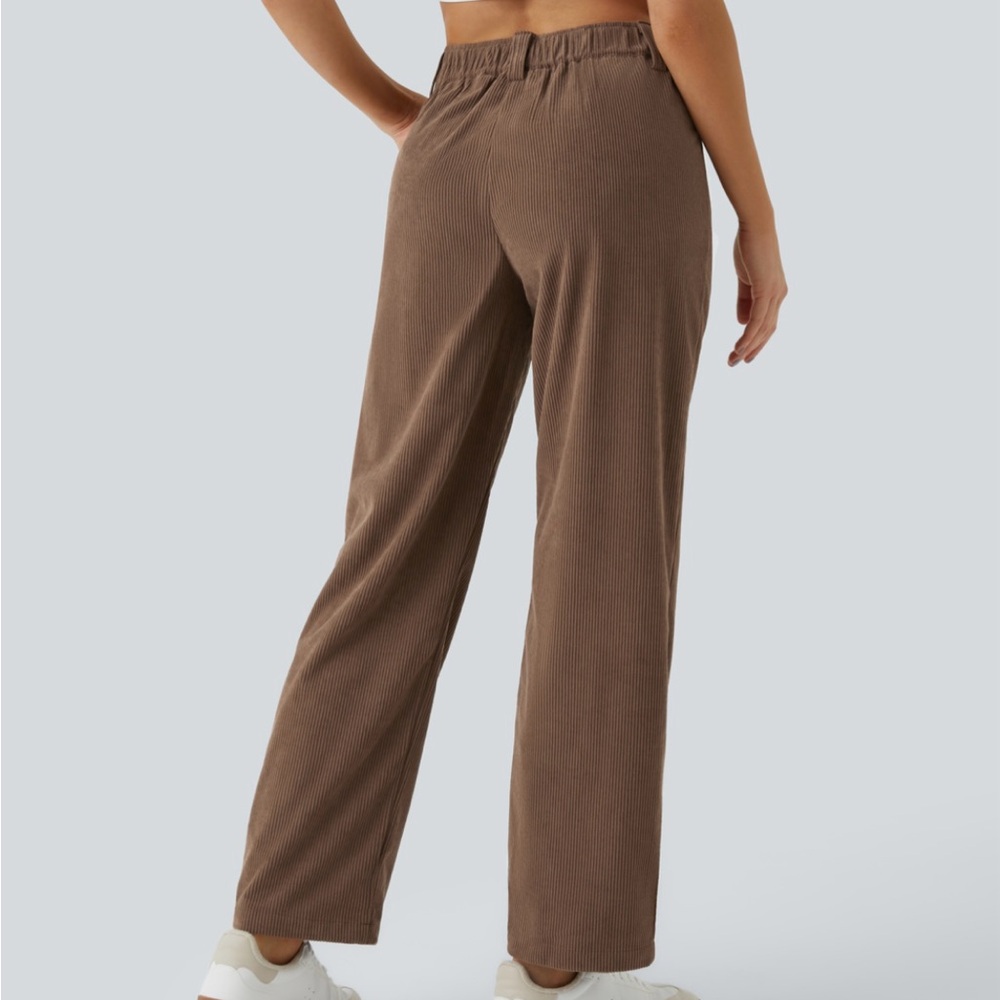 Mid rise pants/ elastic waste/ super comfortable / just not my style